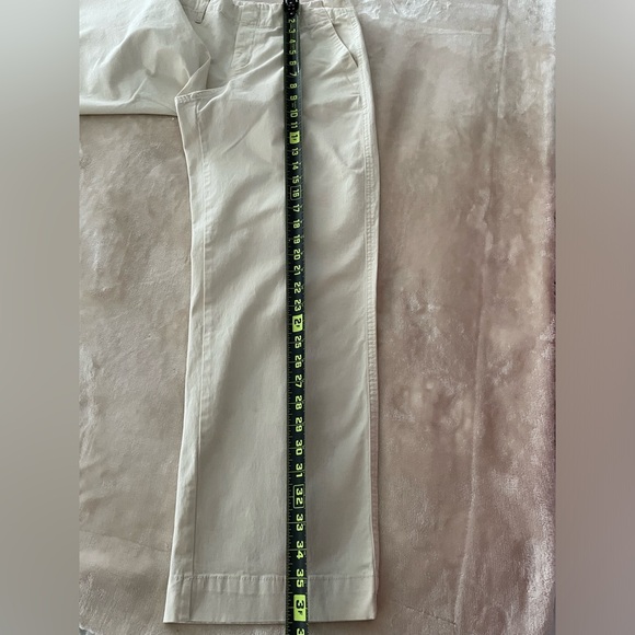 Women's High-Rise Wide Leg Pants - A New Day- Cream Size:2 - Picture 5 of 7